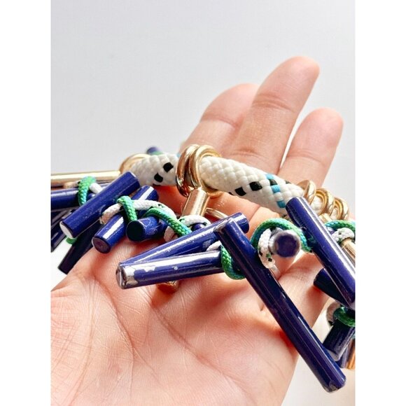 ZARA Rope Metal Bar Statement Princess Necklace - Picture 10 of 13